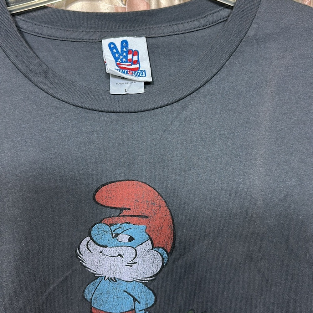 👕 Junk Food Papá Smurf. Tee size L - Picture 4 of 4